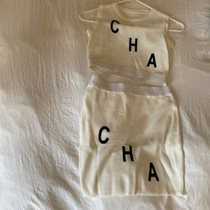 Two piece skirt and tank